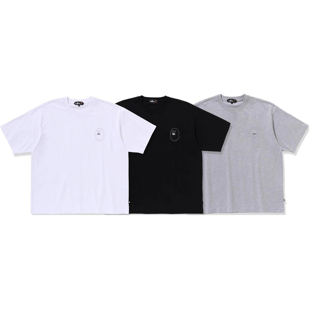 A Bathing Ape Bathing Ape Logo Tee 3 Pack