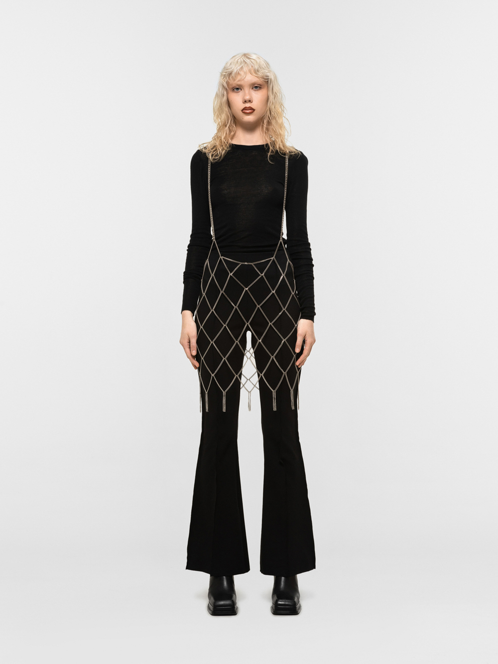 ЮБКА "FISHNET WITH STRAPS".