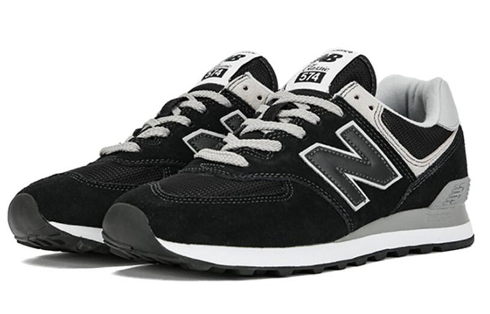 New Balance NB 574 retro non-slip breathable lightweight low-cut casual running shoes for men and women the same style black pink d wide