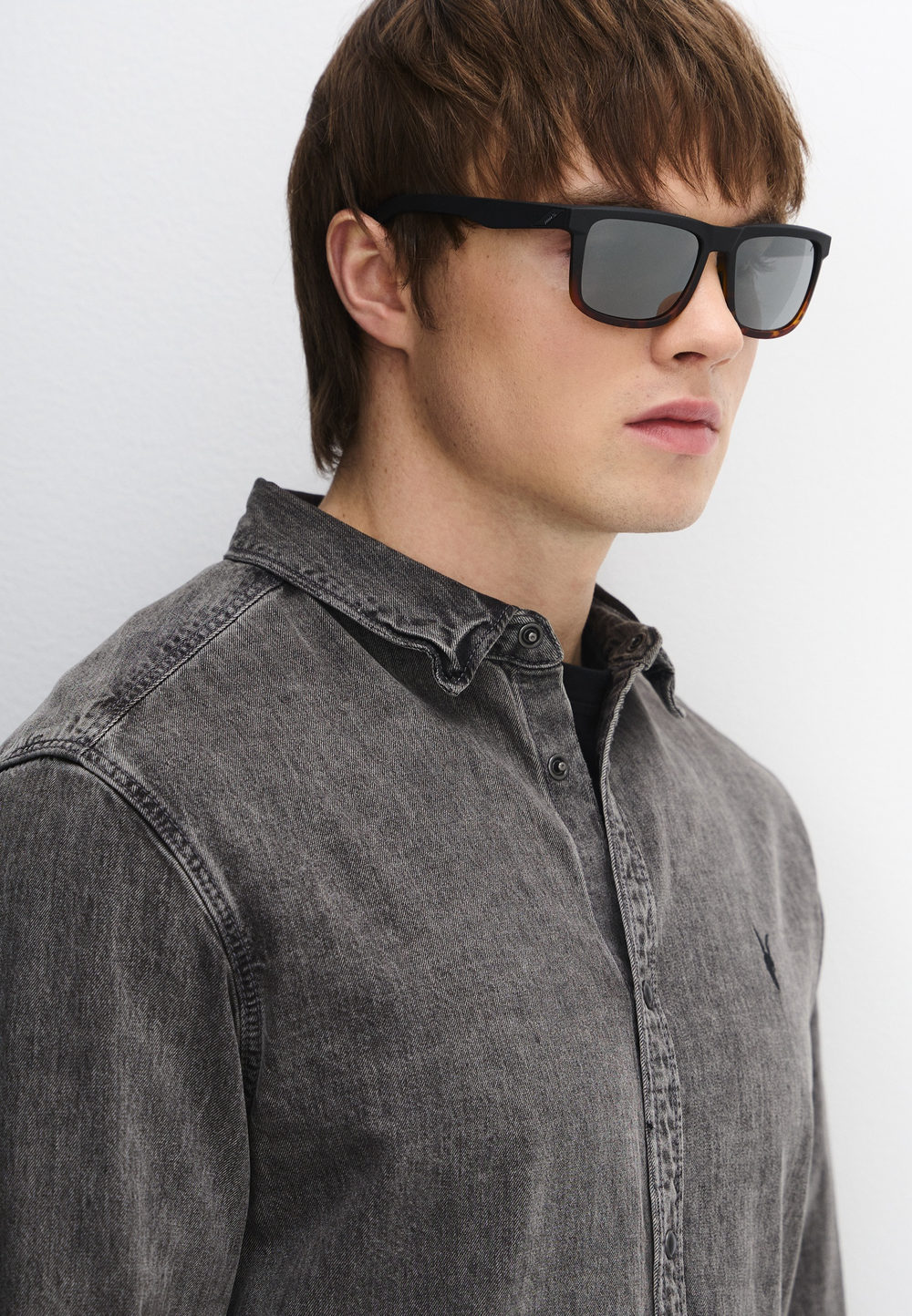 Спортивные очки 100% BLAKE - Soft Tact Fade Black / Havana - Black Mirror Lens