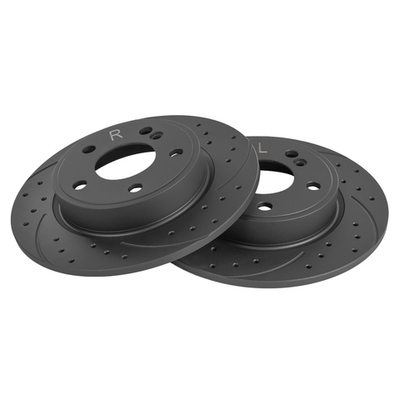 Диск тормозной задний перфорированный PRO-Line с покрытием (компл.2 шт) MB A(W176)/B(W246)-Class 2012 /D=276mm GANZ GIJ06260S