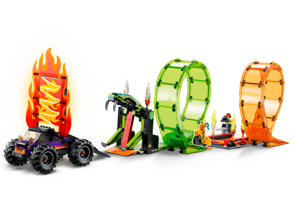 Конструктор LEGO City Трюковая арена Двойная петля 60339