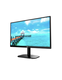 Монитор 23,8" AOC 24B2XH/EU 1920x1080, LED, 16:9, IPS, 250cd, 1000:1, 20M:1, 4ms, 178/178, VGA, HDMI, 75Hz, Tilt, Внеш, VESA, Black, 3y
