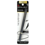 L'Oréal, Infallible, жидкая подводка для глаз Super Slim, 400 черных, 1 мл (0,034 жидк. унц.)