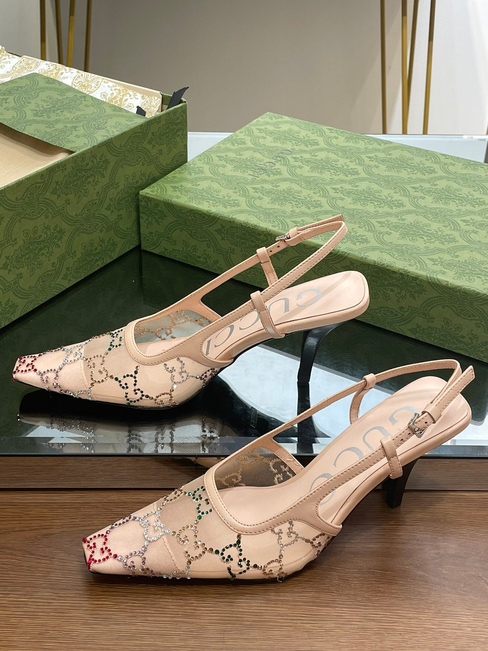 Gucci GG Slingback Pump 7.5 cm
