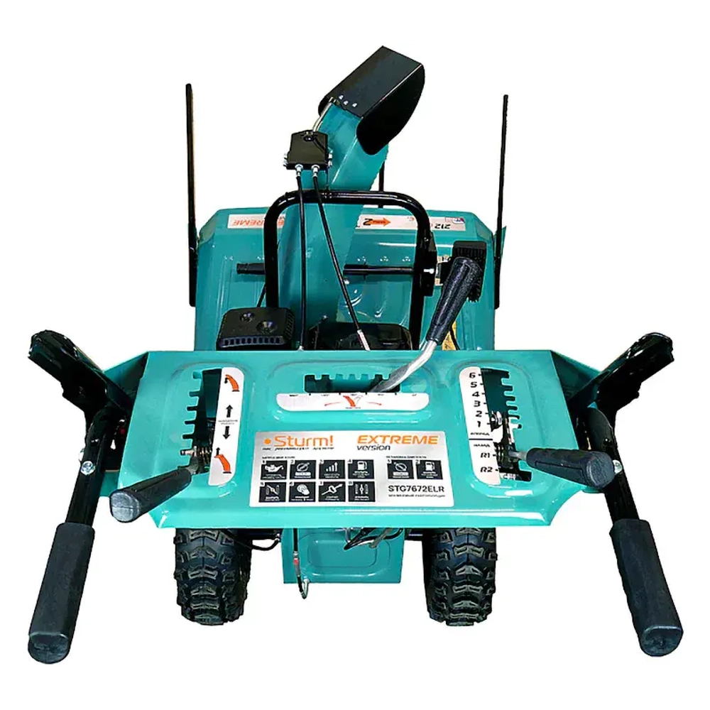 Sturm! STG7672ELR бензиновый снегоуборщик 7 л.с. ковш 72 см, выброс 12 м, 6 вперед/2 назад