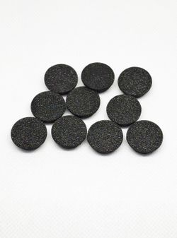 Заглушка пластиковая для отверстий D15 мм - 20 шт. (Черные)