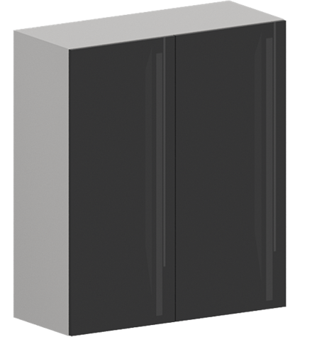 Кухня Модуль ШВ 809 Ликата / Графит Глянец