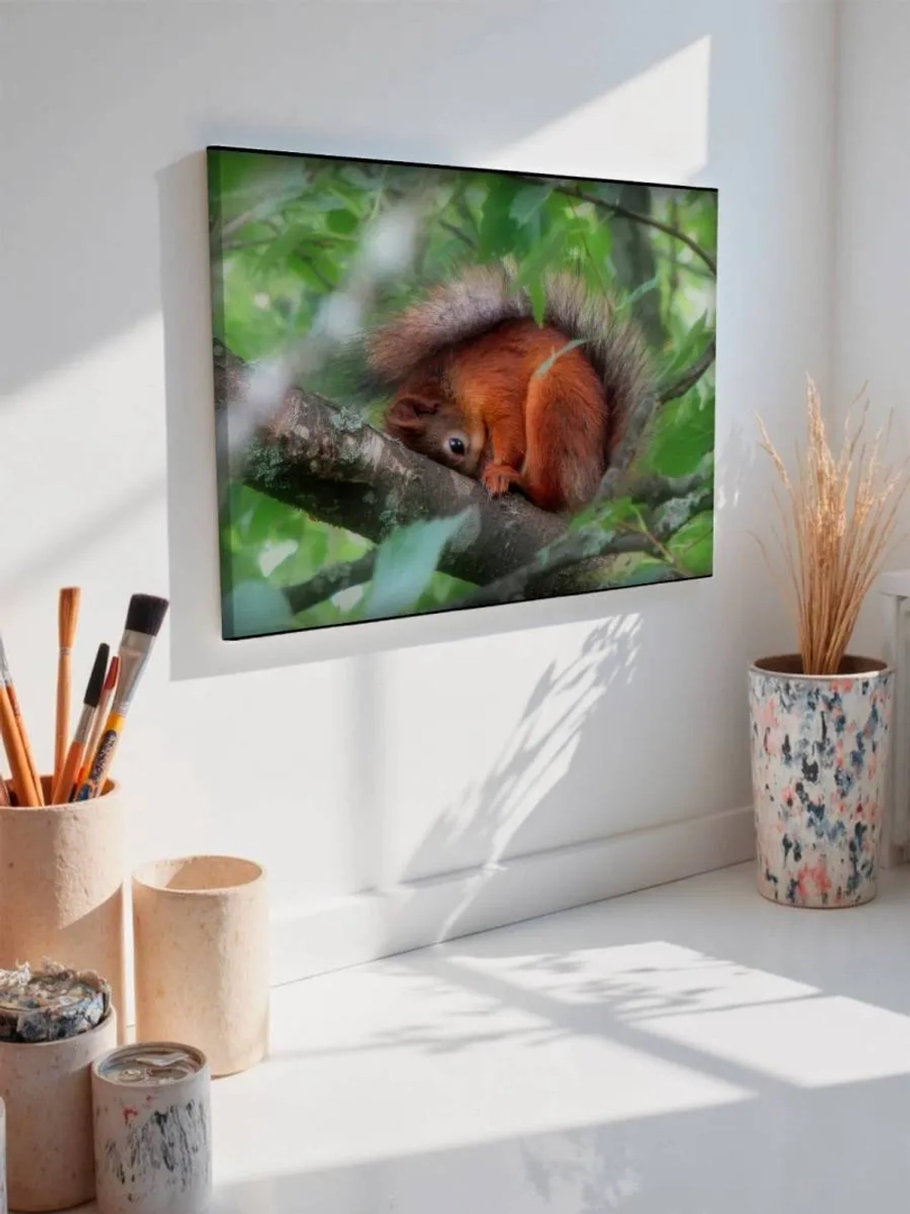 Картина на стену 40 X 50 Белка