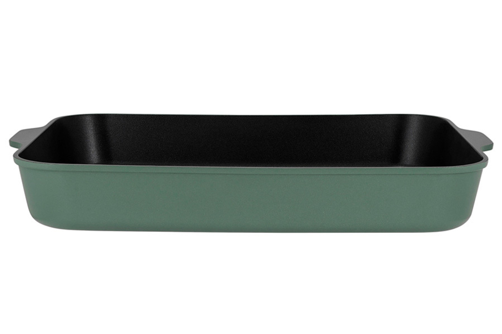 Форма для запекания Agile, зелёная, 38x28,5x5,5 см