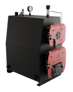 Твердотопливный котел длительного горения Изуран-80 на 80 кВт. Отапливаемое помещение до 2160 куб.м. Производитель - Изуран