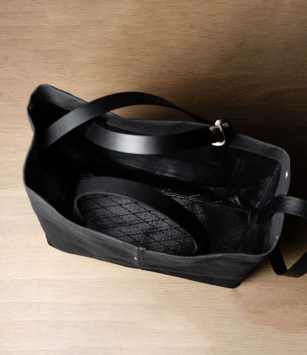 Hard Graft Keeper Tote Bag Charcoal — сумка-тоут из хлопка