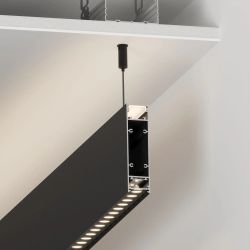 Профиль SL-LINE-25100-DUAL-2500 BLACK (Arlight, Алюминий) 033735