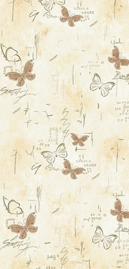 Панель СТАНДАРТ 25_Бабочки золото №337/1