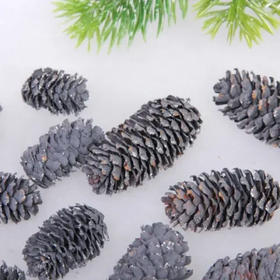 Композиция для декора «Сказочные шишки» 10*10*13 см (120 гр), графит