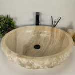 Каменная раковина из оникса Erozy White EO-04294 (63*52*16) 0215 из натурального камня