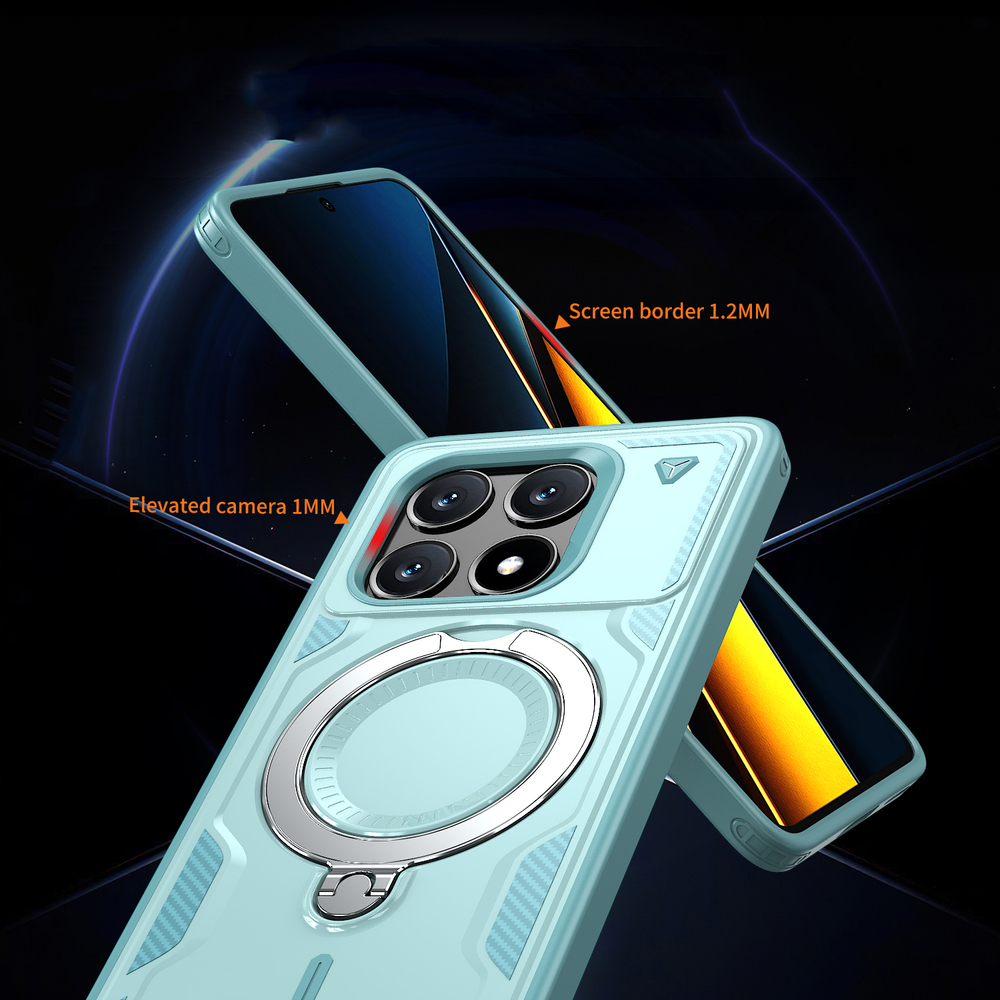 Чехол Magneto Case с кольцом для Poco X6 Pro