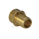 Переходник штуцерный латунь неразъемный для шланга Дн 14х1/2" НР SantechSystems