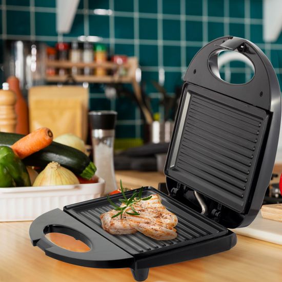 Гриль электрический 800 Вт. Kamille KM 6715 с антипригарным покрытием