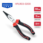 Длинногубцы P.I.T. 200 мм (HPLR03-0200) двухкомпонентные рукоятки
