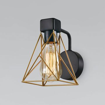 Бра 70107/1 черный/латунь Trappola Eurosvet