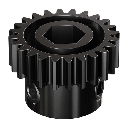 2303 Series Steel, MOD 0.8 Pinion Gear (8mm REX™ Bore, 24 Tooth)