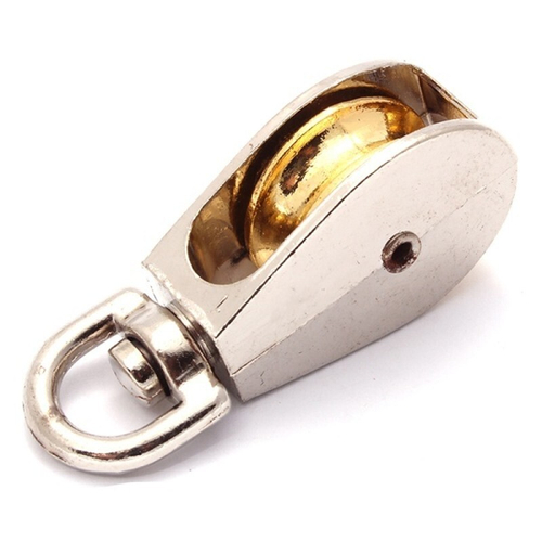 Блок одинарный металл золото 25мм