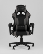 Кресло спортивное TopChairs Commander черно-серый