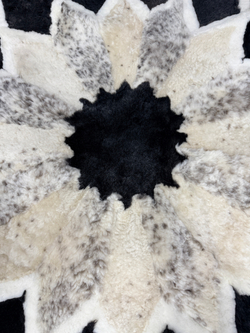 Ковер шкура натуральная овчина меховой