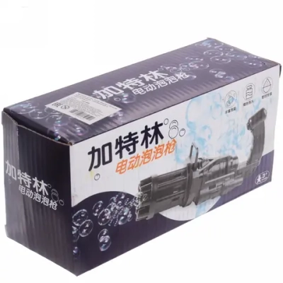 Мыльные пузыри «Супер бластер», 19 см (40 мл) на батарейках 3хАА (батарейки в компл.не входят)