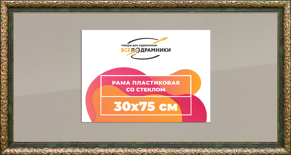 Рама 30x75 для картин и фотографий RP0433020-06(60081)