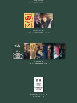 Альбом ARrC - HOPE 3rd Mini Album EVER MUSIC Album 2 Version SET