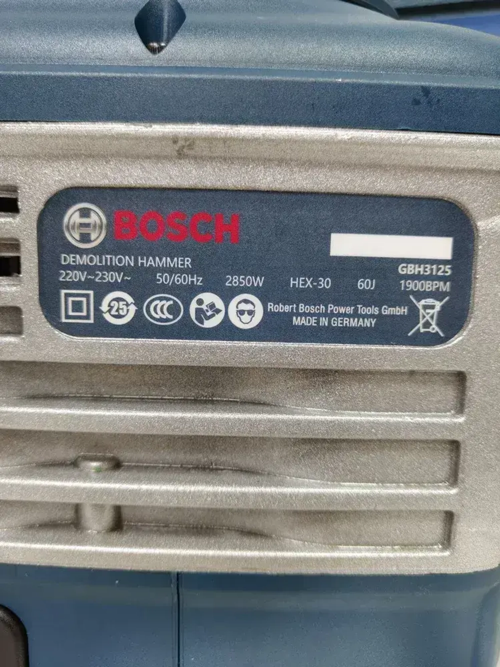 Отбойный молоток 2850 Вт 1900 уд/мин