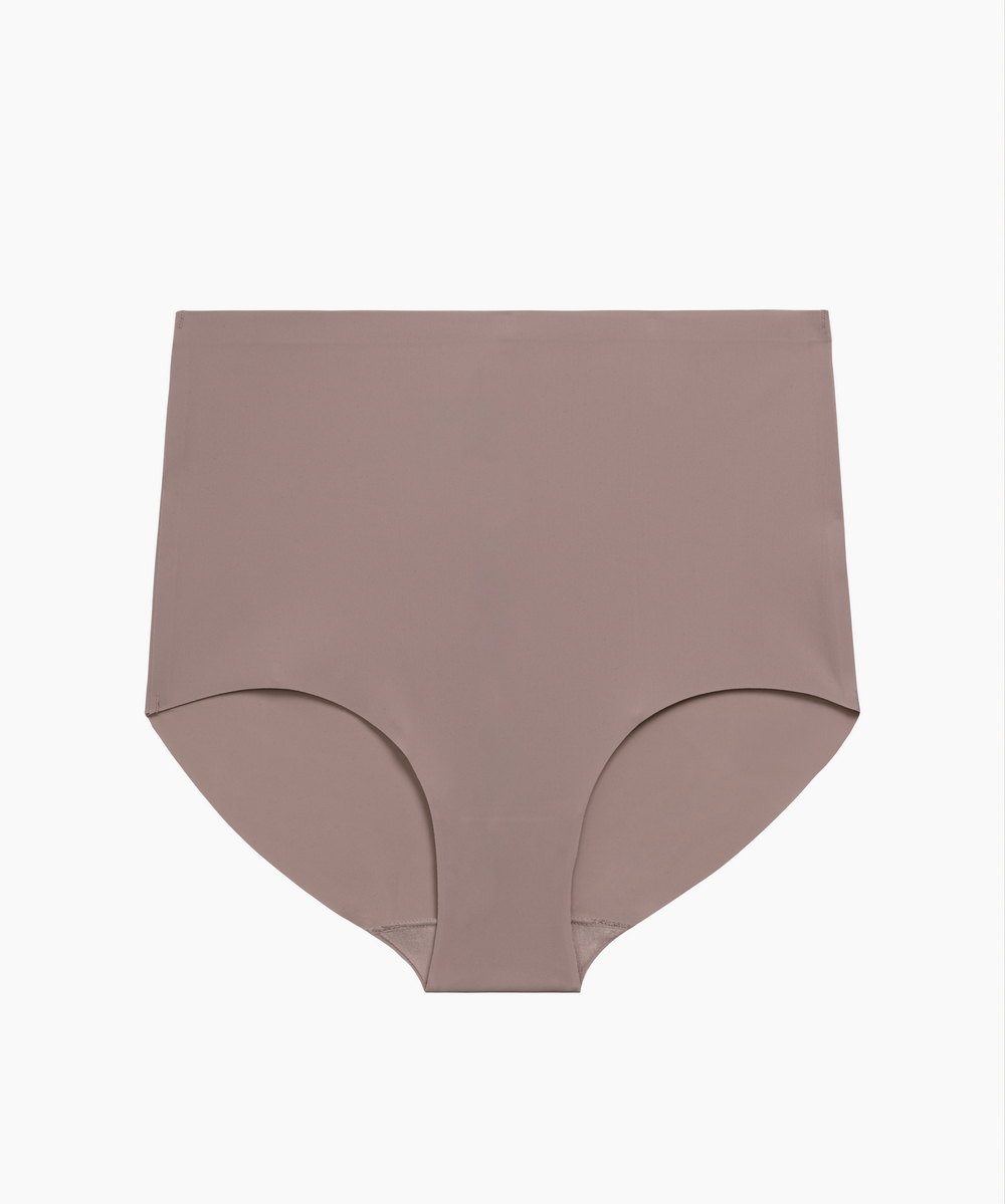 Трусы женские бесшовные макси Atlantic, нейлон/эластан, розовые, LS-003