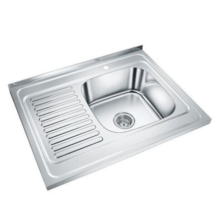 Мойка EMAR T6080RQ Накладная мойка (Нержавеющая сталь), EMAR