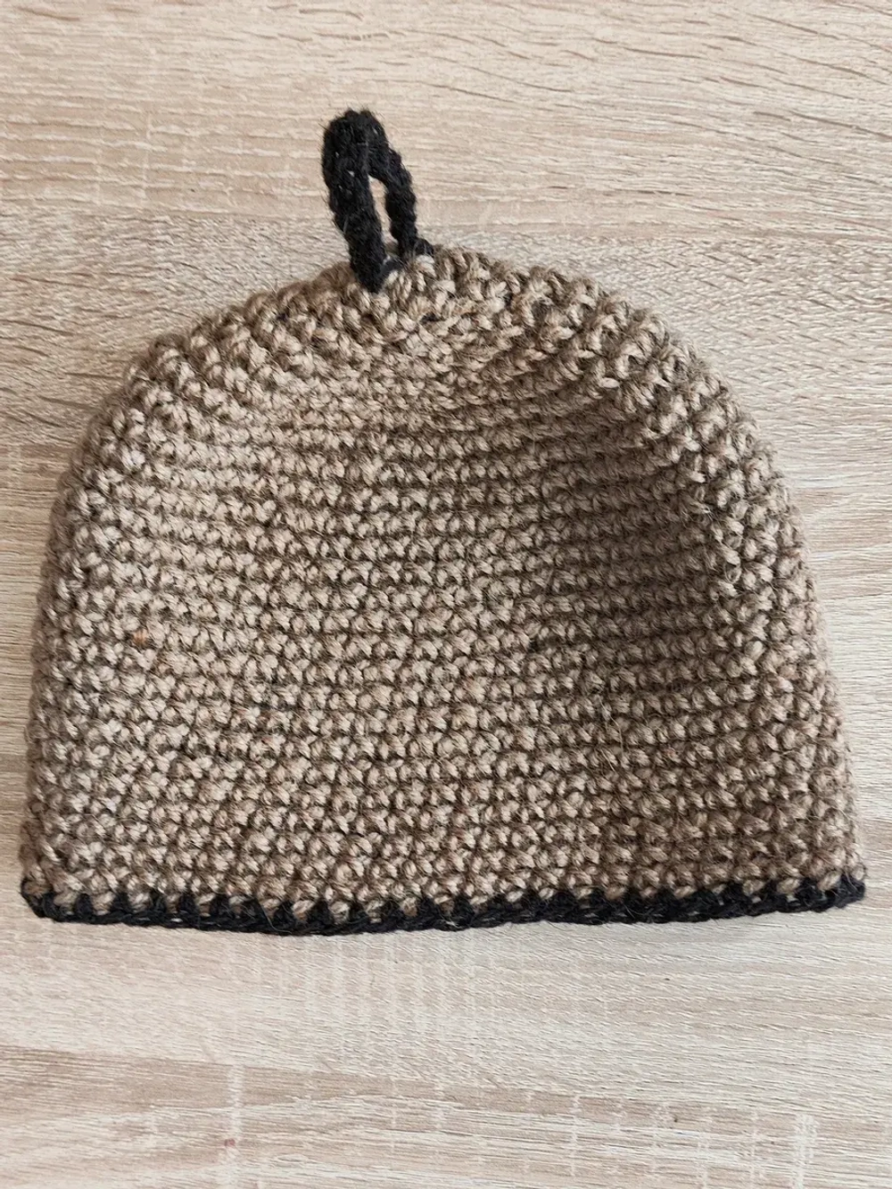 Шапка для бани джутовая