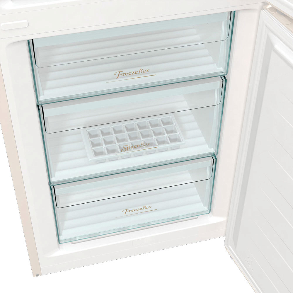 Отдельностоящий двухкамерный холодильник Gorenje NRK6202CLI