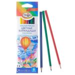 Карандаши цветные ГАММА "Классические", 6 цветов, заточенные, шестигранные, картонная упаковка, 05091801, 050918_01