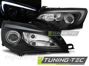 Передние фары TUBE LIGHT BLACK для Opel Astra J