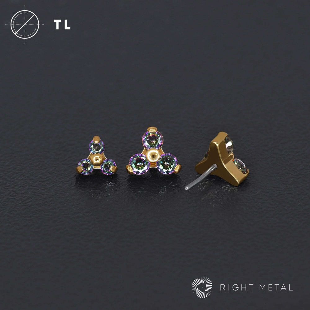 Trio Mystic Topaz PVD Yellow Б/Р