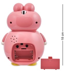 GAEM Art CL-06/2 Будильник «Лягушка» розовый