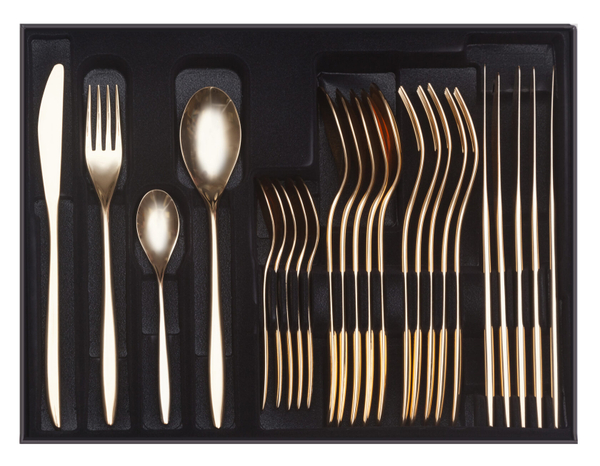 Набор столовых приборов VINCI GOLD 30 столовые приборы Herdmar One Size Золото