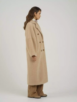 Шуба из шерсти экошуба, SilverFox (арт. 2323)