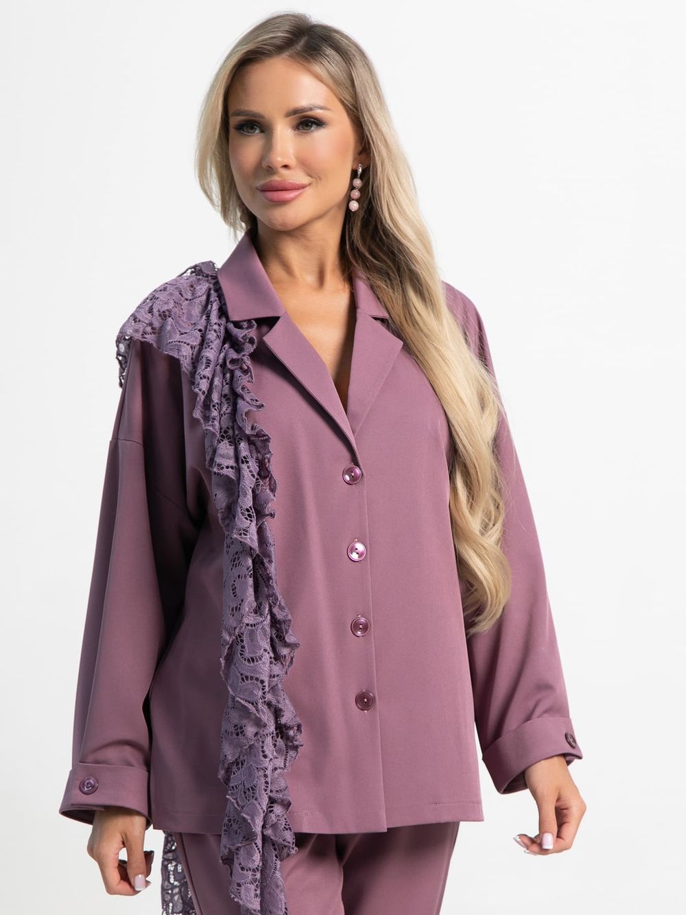 Костюм брючный Стилизация (нежно-розовый) К15332-4М LT Collection