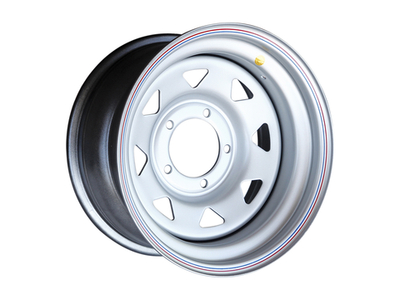 Диск усиленный УАЗ стальной серебристый 5x139,7 8xR16 d110 ET-19 (треугольник мелкий)