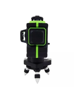 Профессиональный лазерный уровень строительный 360 3D / Нивелир, Зеленый луч