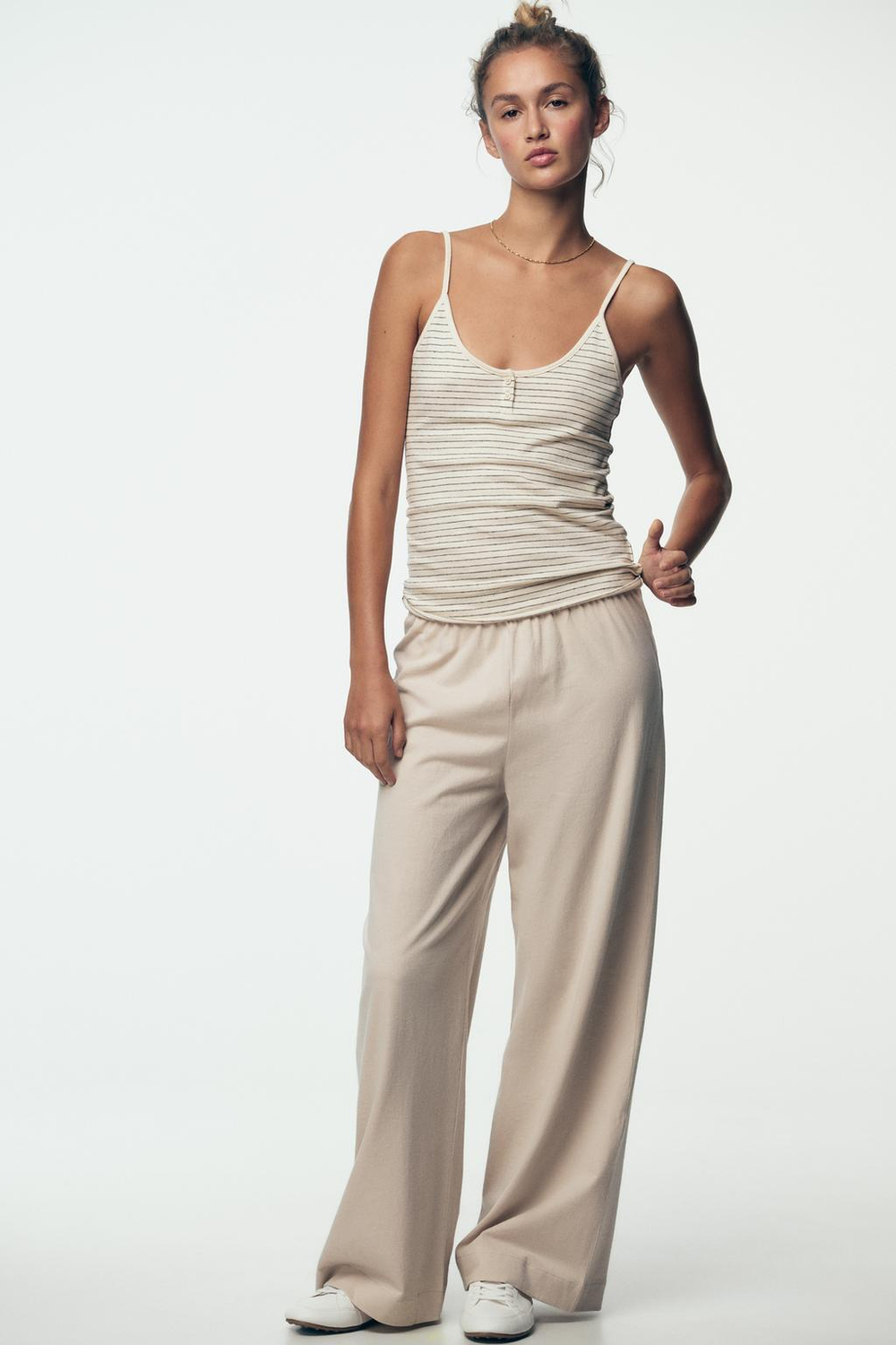 ZARA ФУТБОЛКА В ПОЛОСКУ В СТИЛЕ РУСТИК, ПОЛОСКИ