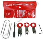 Набор приспособлений для демонтажа магнитол 10 предметов
