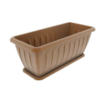 Ящик для растений "Фелиция" с поддоном терракот