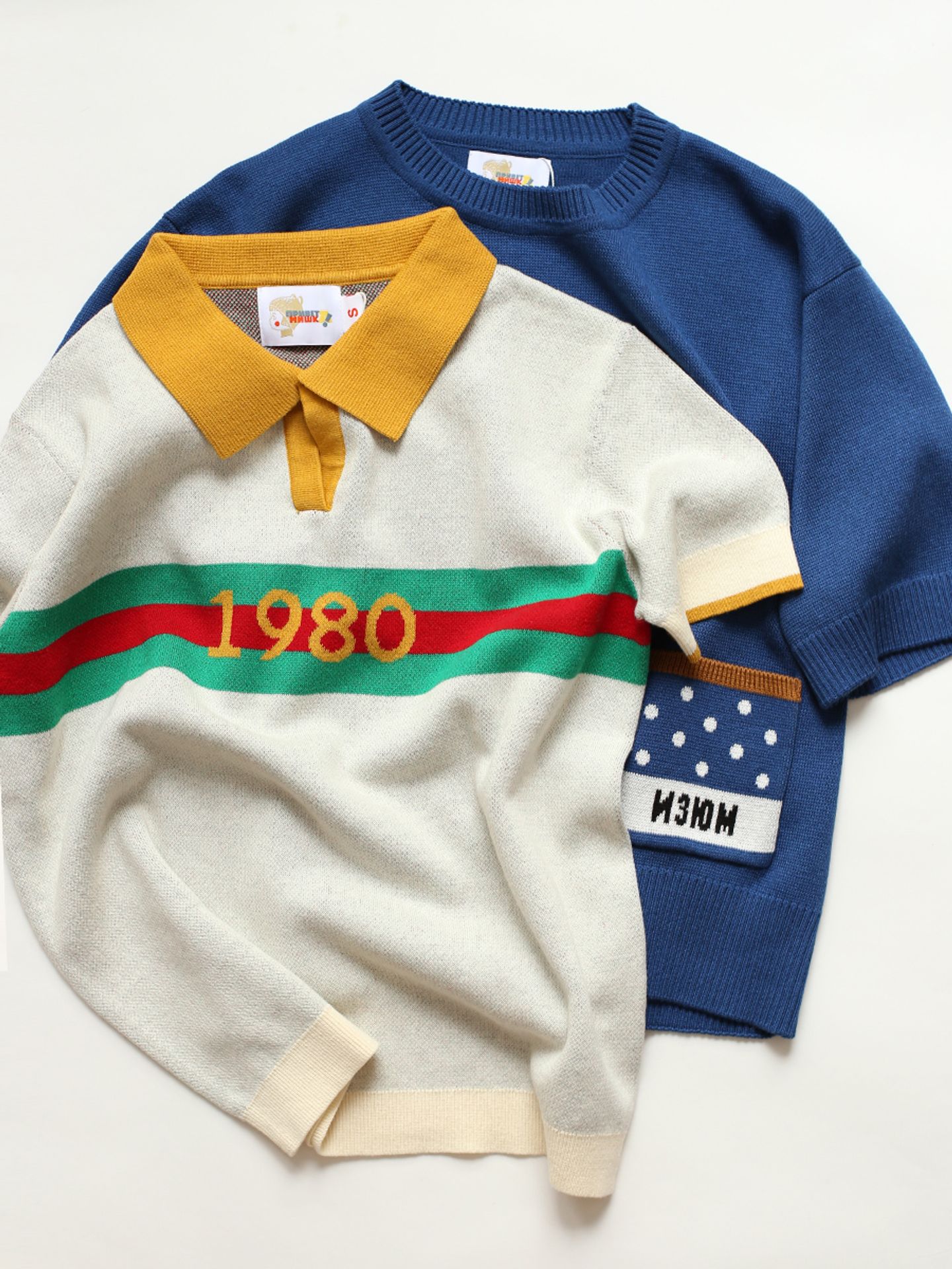 Джемпер-поло женский "1980"